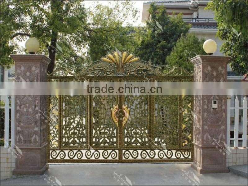 Elegant and aluminum alloy garden main gate design