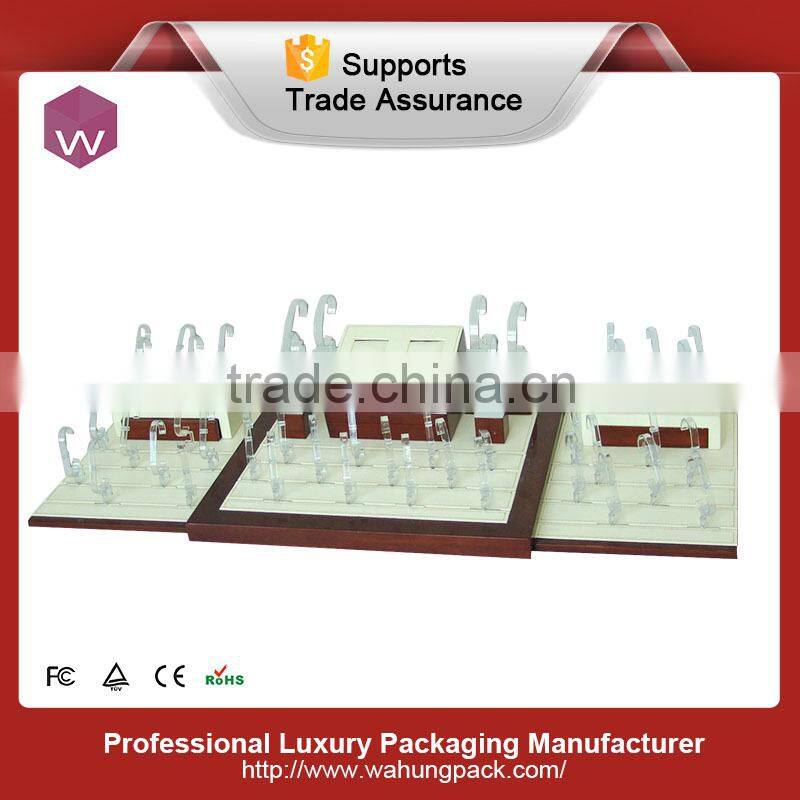 new design high quality jewellery showroom counter display