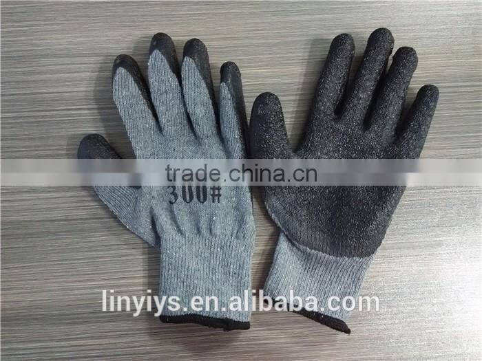 Wholesale gray pu coated nylon work glove from Linyi factory