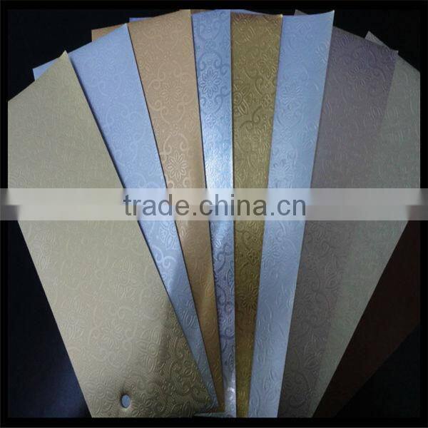 colorful/waterproof embossed metallized/metallic packaging paper