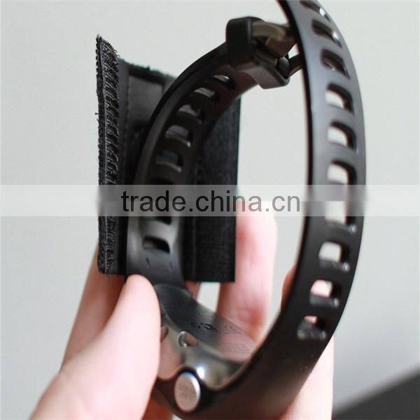 id watch tag engrave metal silicone id bracelet metal tag