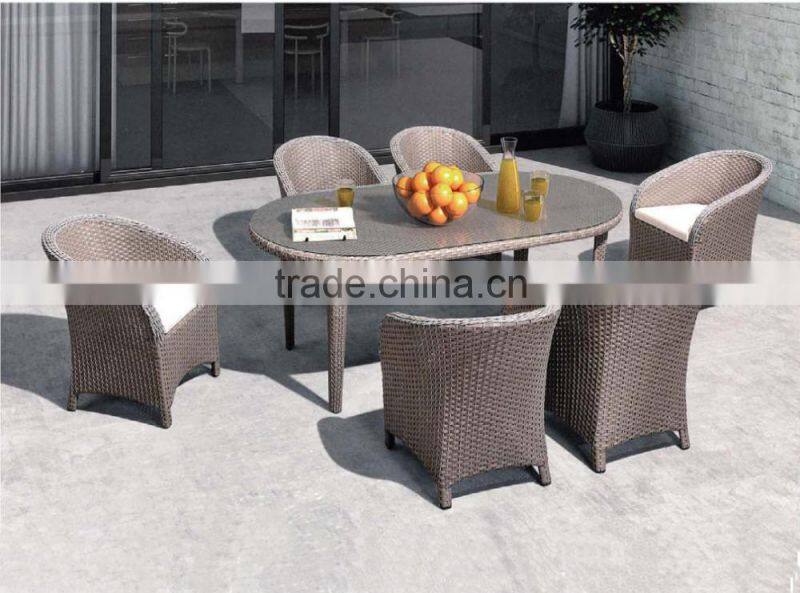 Europe type style high quality cafe imitation rattan furniture design