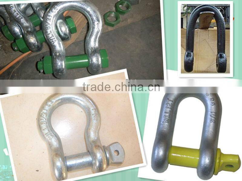 Hot Dipped Forged Bow Shackle