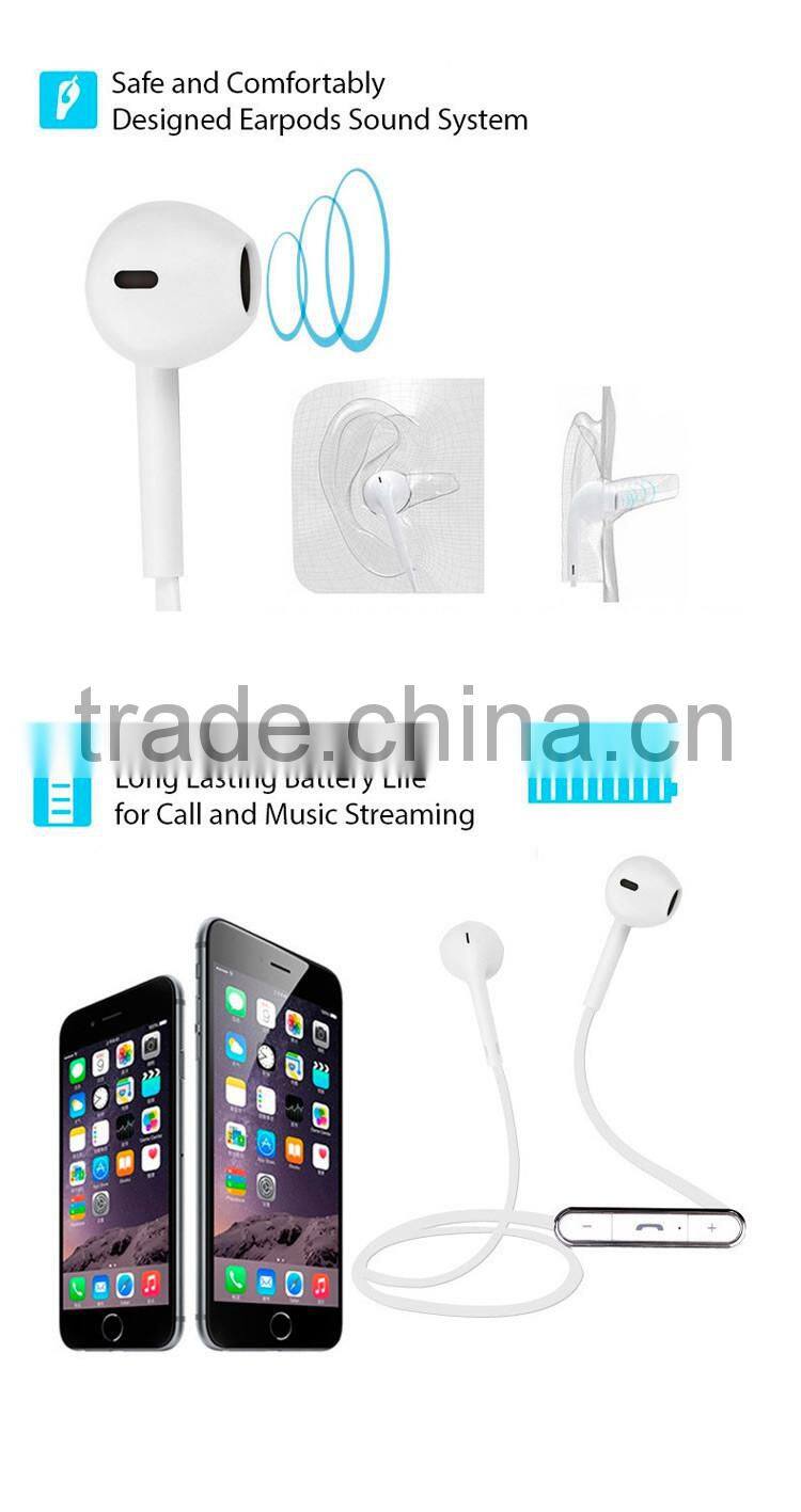 New Blutooth Headset Fineblue Mate7 Stereo Blutooth Headset Wireless Headphone Answer Call Listen Music Sport Headset