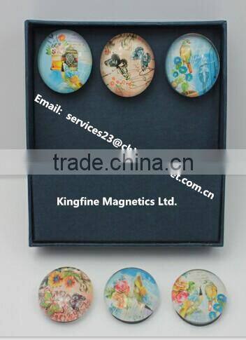 2015 new fashion High-quality circle fridge Magnetic Button