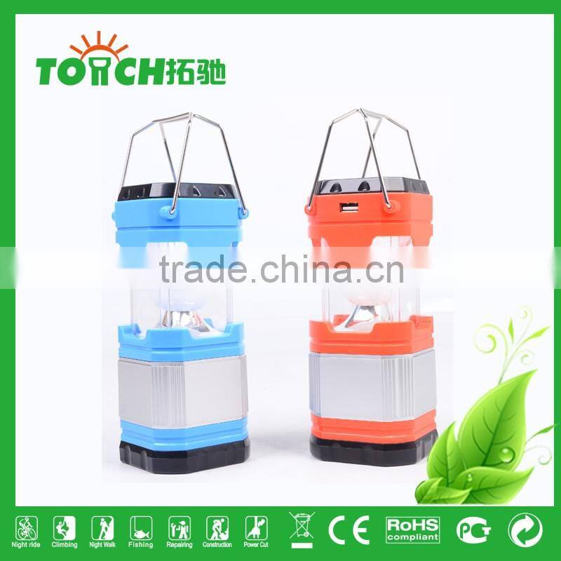 Muitlpower LED Lantern Solar Camping Lamp Rechargeable Camp Light with Charger Solar Tent Light