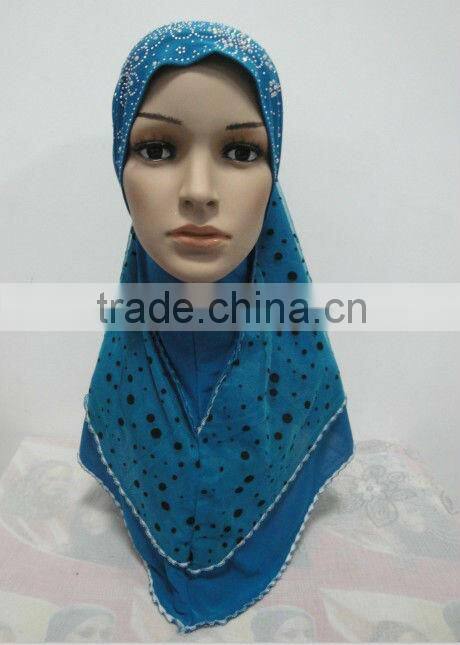 H140 latest 2 layers muslim hijab