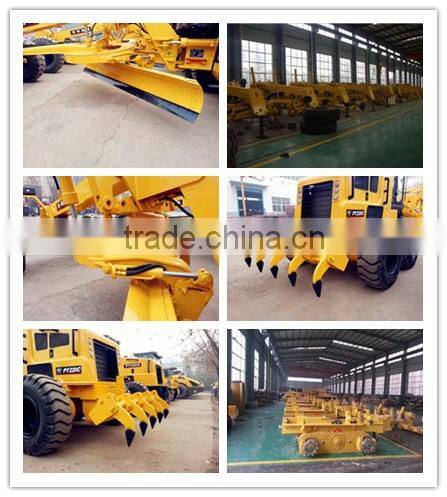 XCMG 135HP motor grader GR135 with Shanghai/cummins engine ZF6WG180 transmission