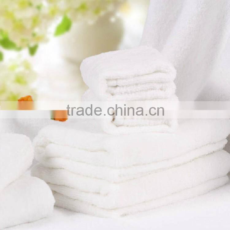 eco-friendly natural cotton white towel set