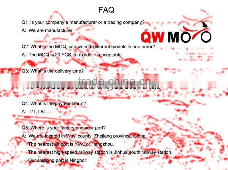 Pitbike 125cc Motocross Dirt Bike for professional QWMOTO