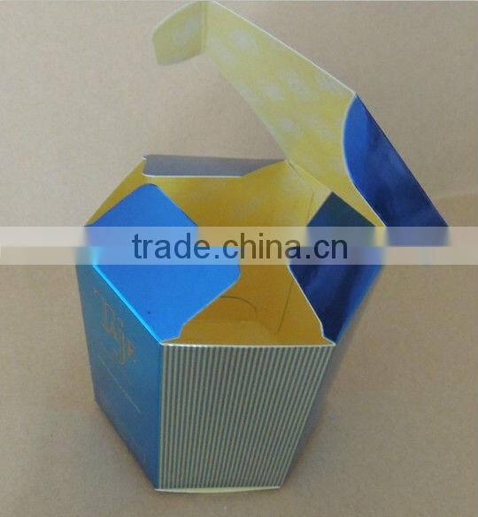 luxury 2013 new cosmetic paper packaging box with beautiful printing paper box