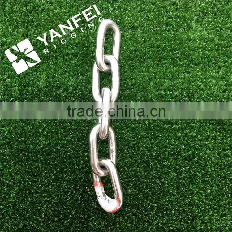 OEM Factory Price Galvanized Stainless steel link chain
