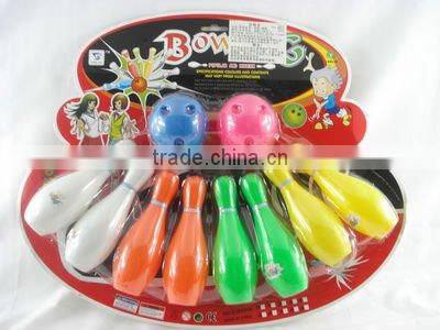 plastic toy bowling