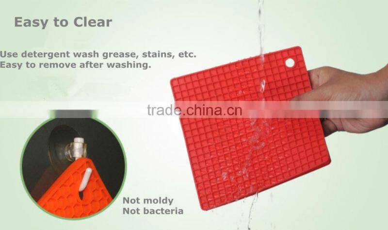 Cute Kitchen Tools Table Accessories silicone hot pot mat