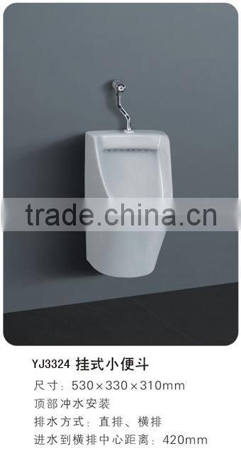 YJ3324 Ceramic Sanitary ware wall mount bathroom male men's urinal device