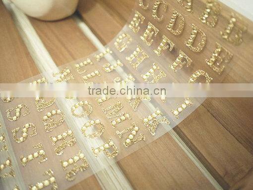 adhesive glitter hologram sticker for decoration