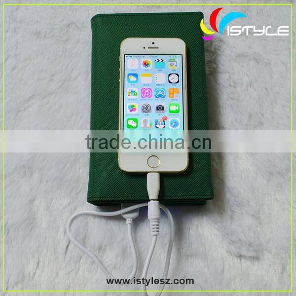 Solar charger travel foldable solar storage power 8000mAh