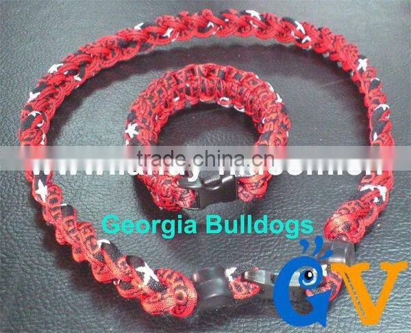 Fashion Customized USA Team Titanium Sports Necklace Falcons