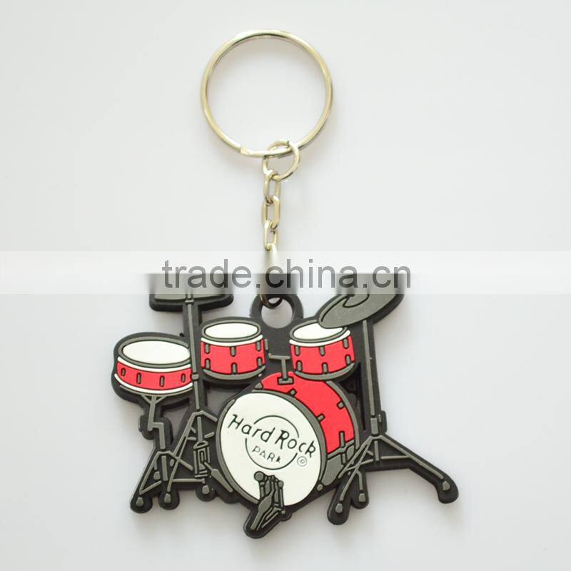 2015 Music China Shanghai High end quality and competitive price customized silicone keychain