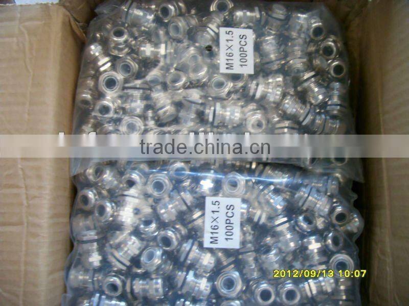 Nickel plated marine cable glands M25X1.5