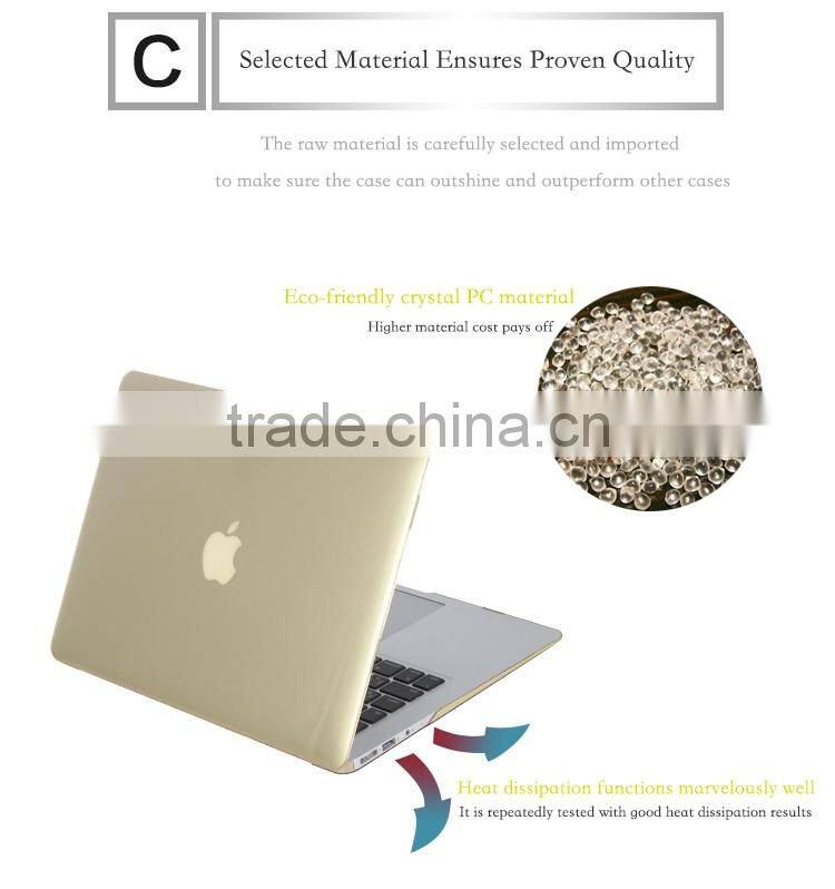 For macbook pro clear pc case,case for MaCbook