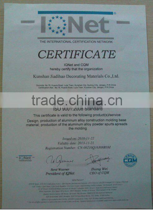 Aluminum window extrusion profile