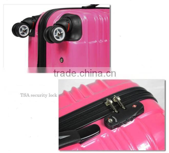 Eminent abs pc luggage bags set,travel luggage bags, abs trolley luggage