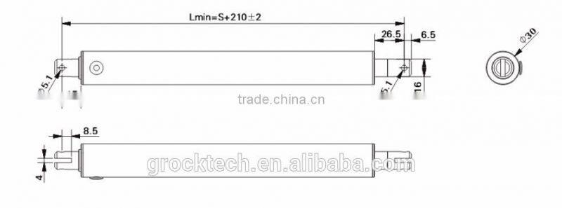 Tubular motor with plant gear box 12v linear actuator for window open