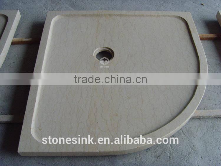 European standard top quality marble shower pan