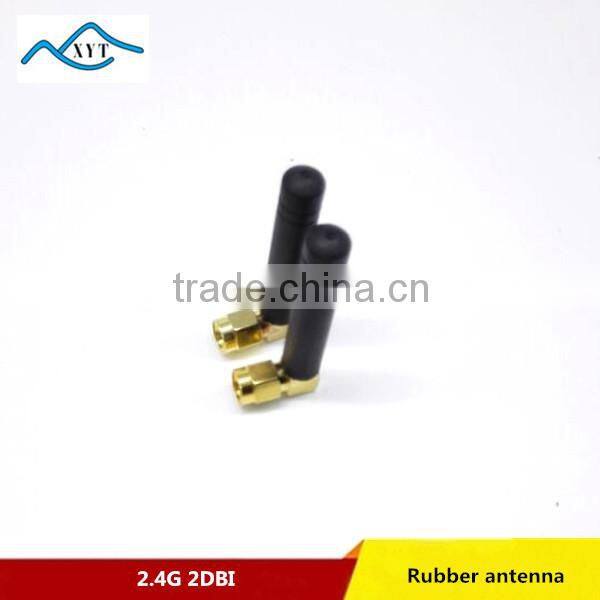 Factory Price Short 50mm Terminal Swivel SMA 2dbi antenna