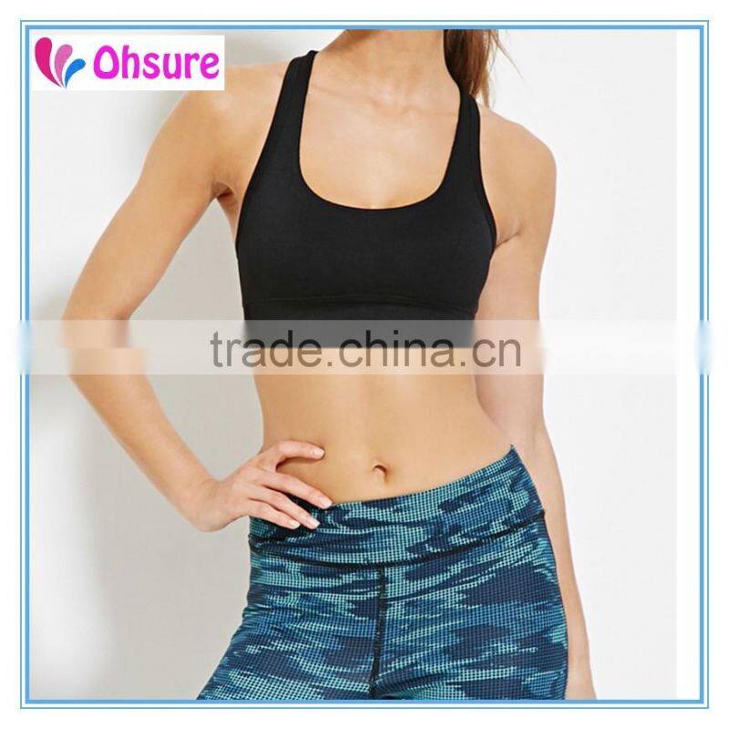 OEM Supply breathable dry fit yoga crop bra sports bra nylon active bra