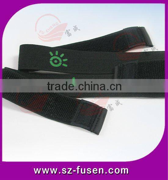 non-slip elastic magic tape strap/elastic magic tape/loop straps/watch strap magic tape
