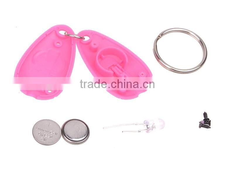 Factory White Light Promotional LED Souvenir Keychain