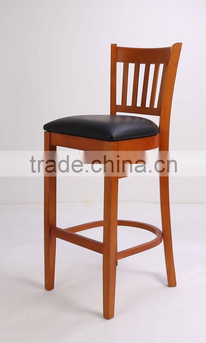 beech wood barstool wood chair hotel chair