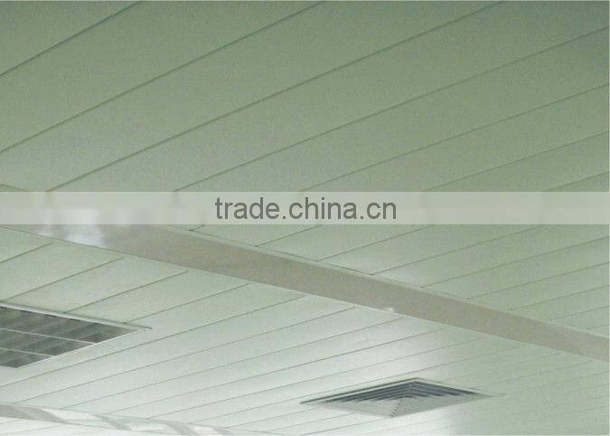 Windproof S - shaped Width 100/200/300mm Aluminum Linear Blade Ceiling, Ceiling Aluminum Building Decorative Material