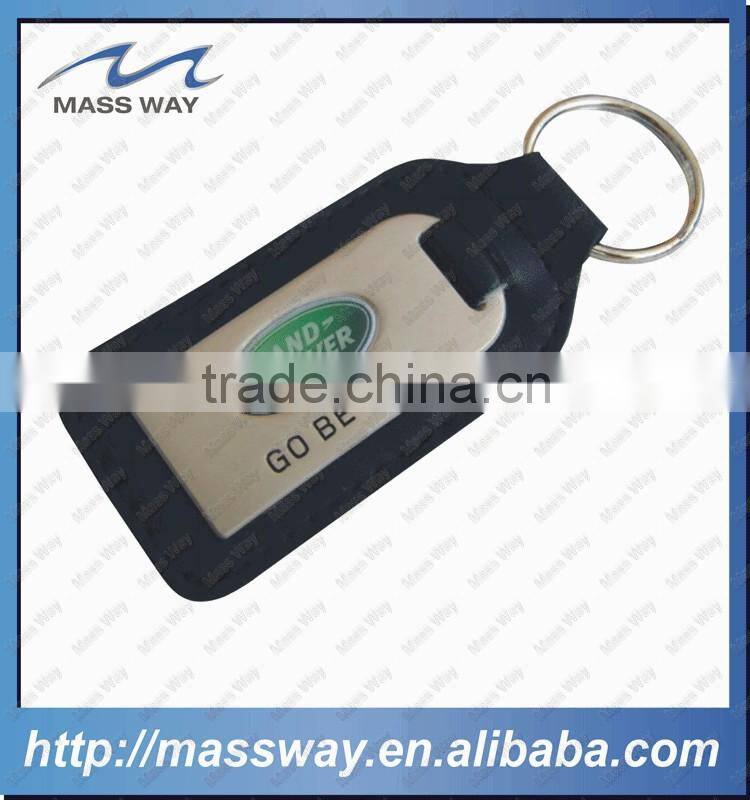 handmade famouse car real custom metal genuine leather key chain