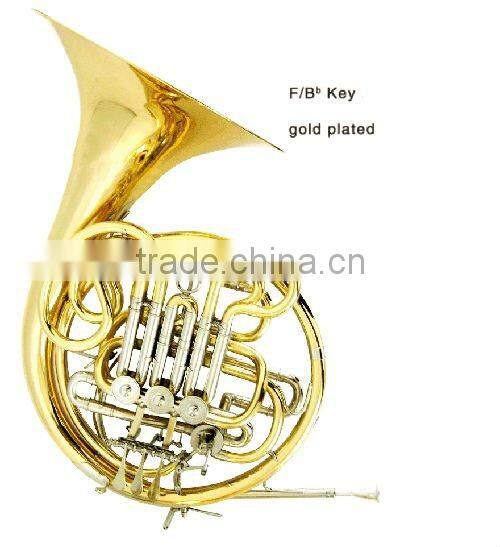 brass wind instrument imitating 103 double french horn