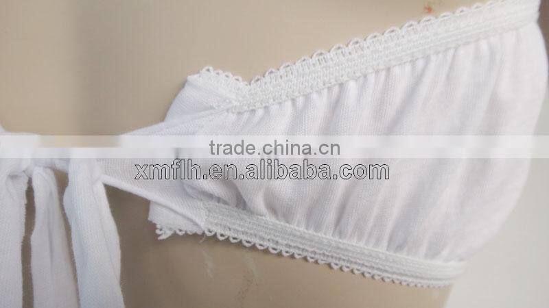 China Manufacturer Wholesale Disposable 100% Cotton Bra