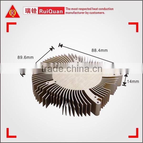 New Extruded Industrial aluminum VGA heatsink with anodizing and CNC machining