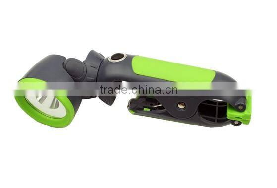 A-OKLED Work Lighting flexible Flashlight With Magnet Hooks Clip Plastic Camping Lights Auto Repair Lghts Portable Lanterns