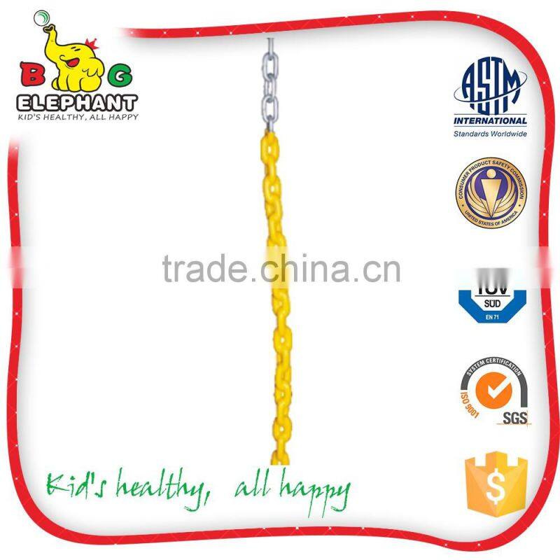 swing accessories PVC galvanized coated chain