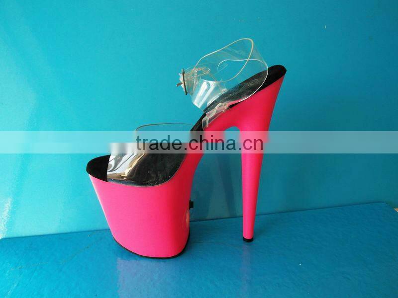 2016 Pretty Steps New Design Wholesale Plastic Women High Heel Shoes