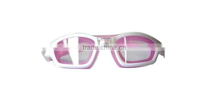 The best price low MOQ safety and comfortable anti UV silicone swimming goggles
