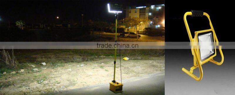 4000mah lion battery powered DC8.4V voltage 10w rechargeable led flood light