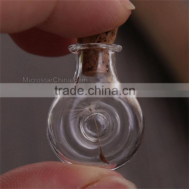 8 Designs DIY Creative Drift Bottles Glass Pendant Necklace Dandelion Necklace