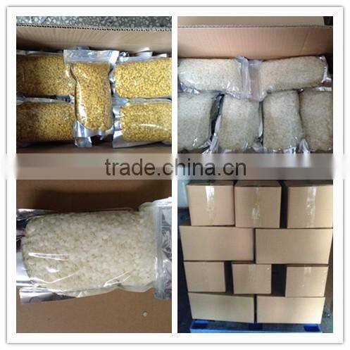 Bleached white beeswax pellets