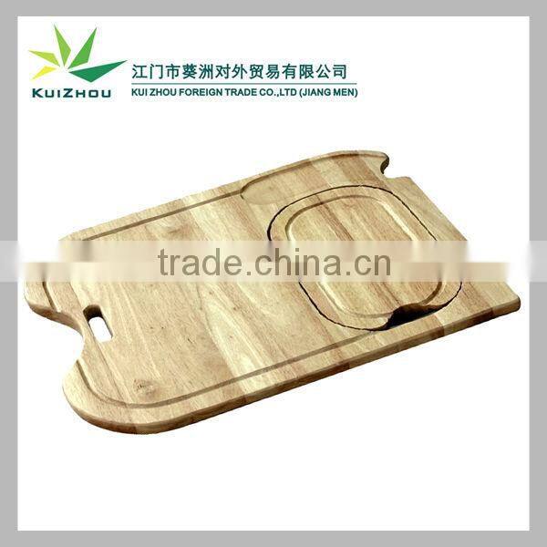 Custom special features of wood chopping block