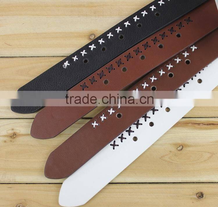 100% cowhide genuine leather belt