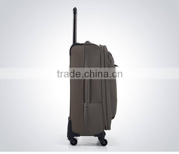 Old fashion big suitcase high end business travel suitcase with trolley