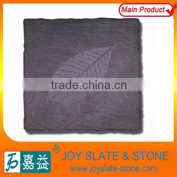 Chinese zodiac coasters round slate table decorative mats